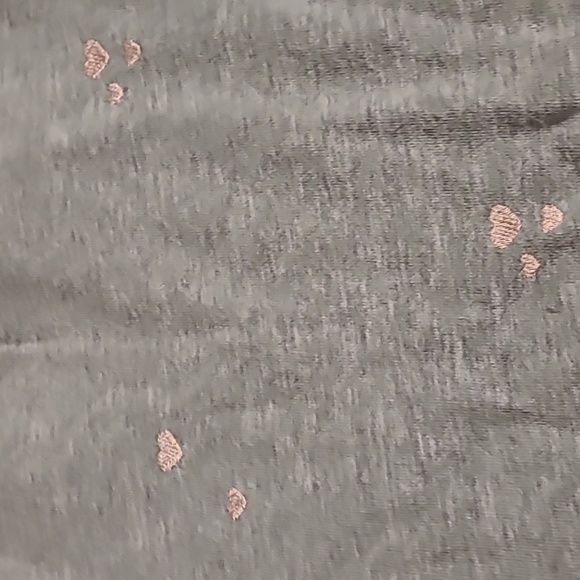 Honeydew xxl jogger Sweatpants gray with embroidered pink hearts. - Picture 3 of 7